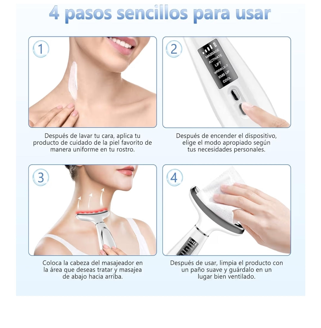 Masajeador Facial StockLíder SL10638 – Tu Nueva Rutina de Rejuvenecimiento en Casa